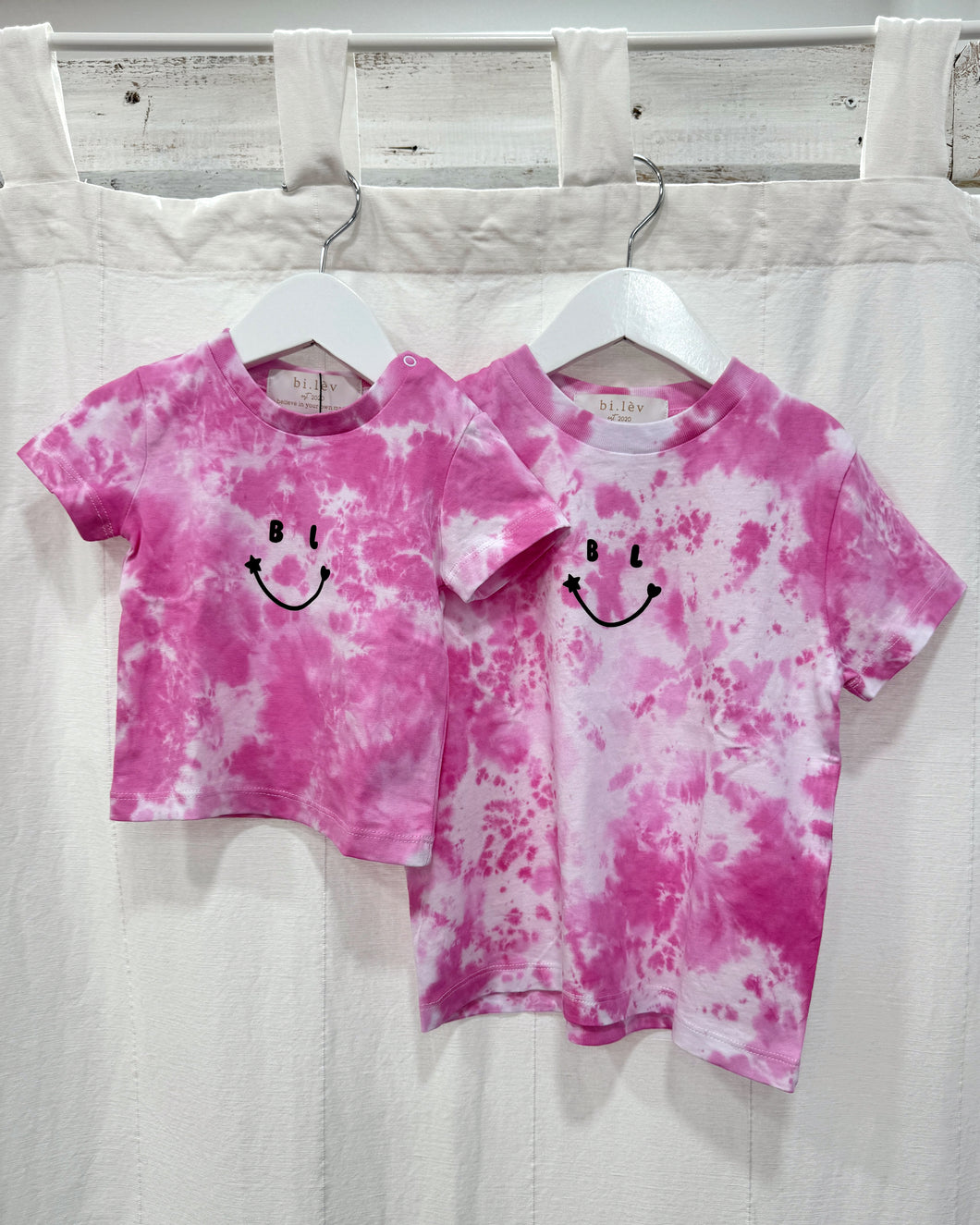 BABY & KIDS BL LOLLI PINK - Tie Dye Organic Cotton T-shirt