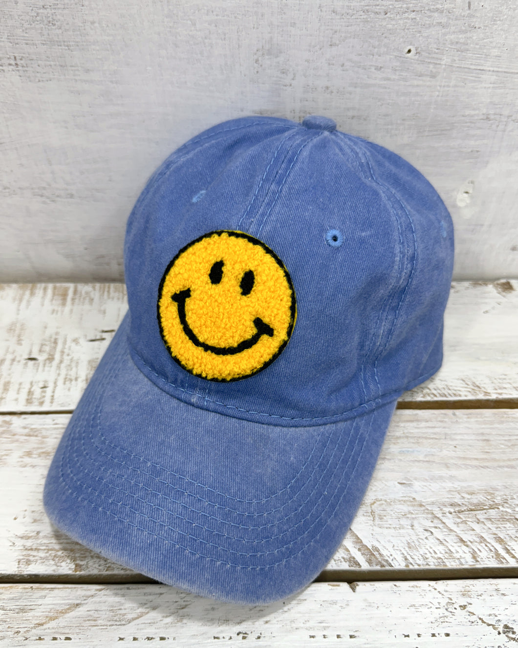 SMILE Blue Baseball Cap