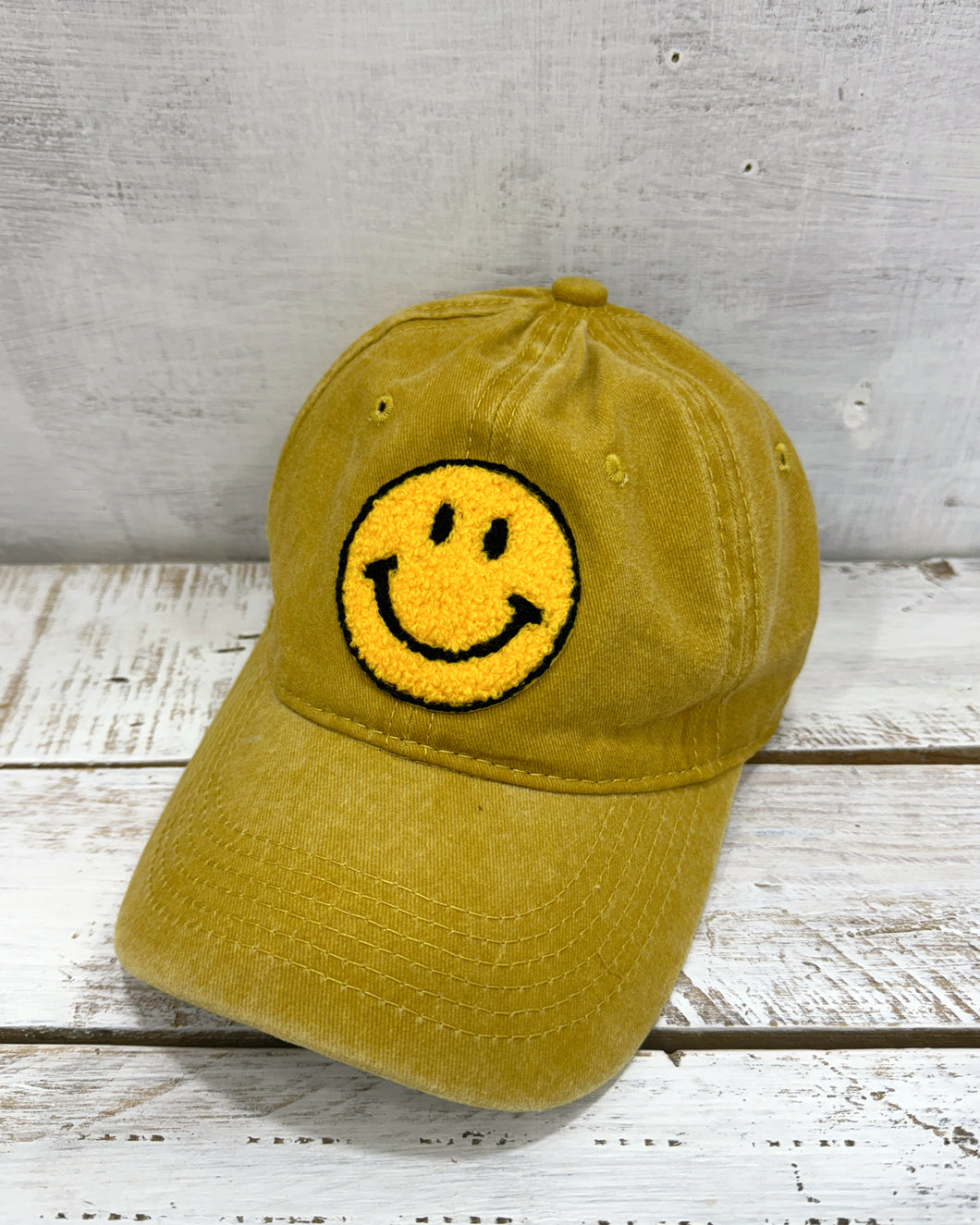 SMILE Mustard Baseball Cap