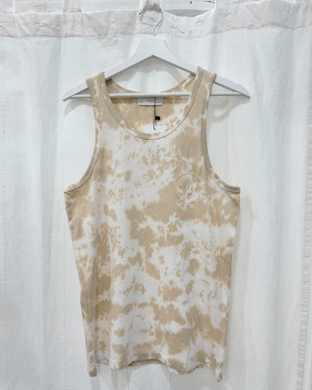 LATTE MACCHIATO - Sleeveless Organic Cotton Shirt