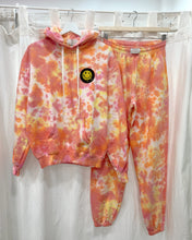 Load image into Gallery viewer, STRAWBERRY CITRUS tie-dye jogger pants
