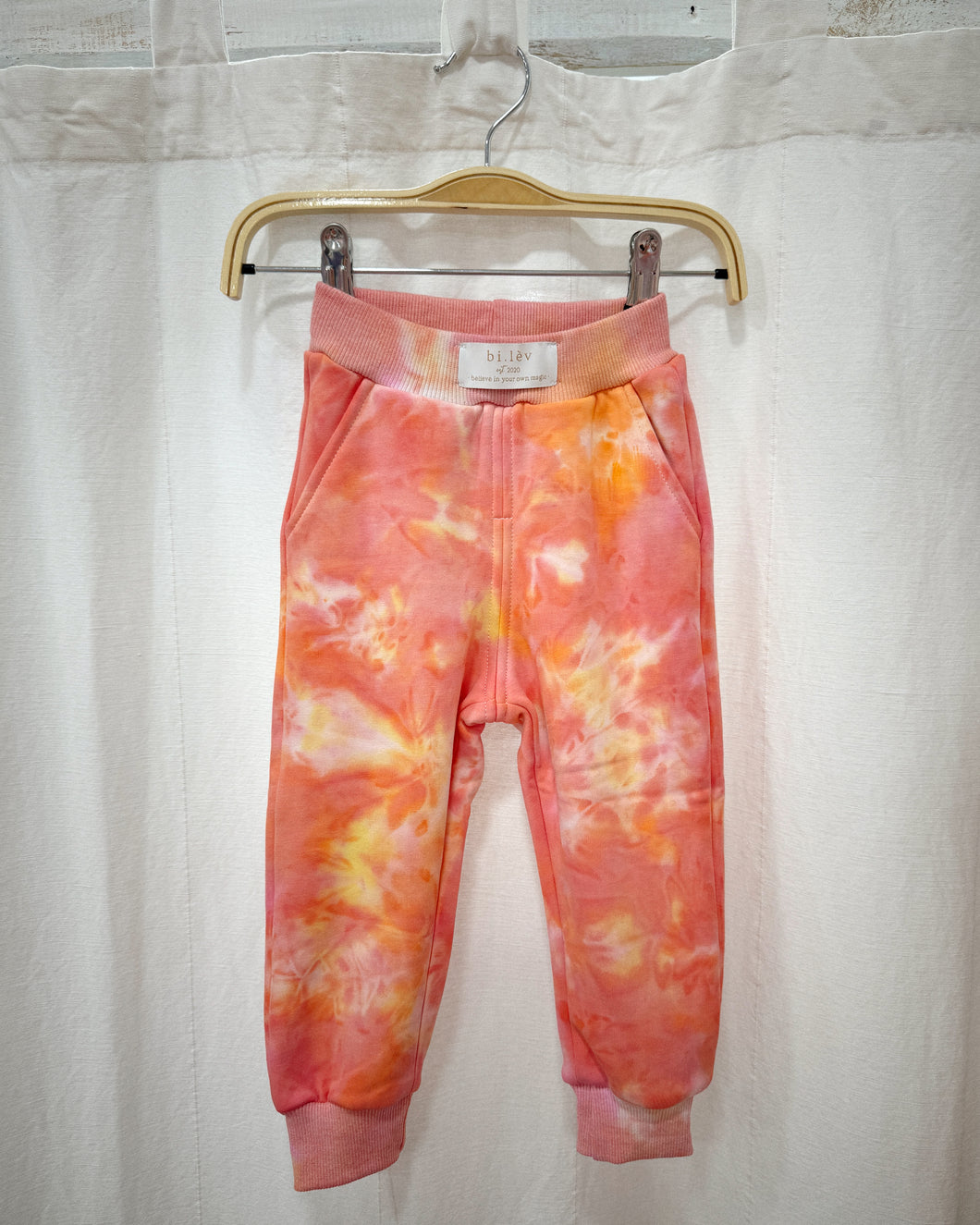 BABY & KIDS BL STRAWBERRY CITRUS tie-dye jogger pants