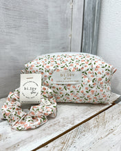 Load image into Gallery viewer, TULIP PEACH padded handmade pouch
