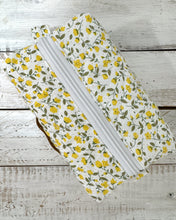 Load image into Gallery viewer, TULIP YELLOW padded handmade pouch
