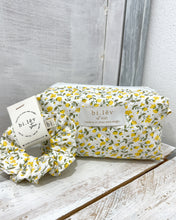 Load image into Gallery viewer, TULIP YELLOW padded handmade pouch
