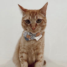 Load image into Gallery viewer, Hello cat print bandana. Handmade.
