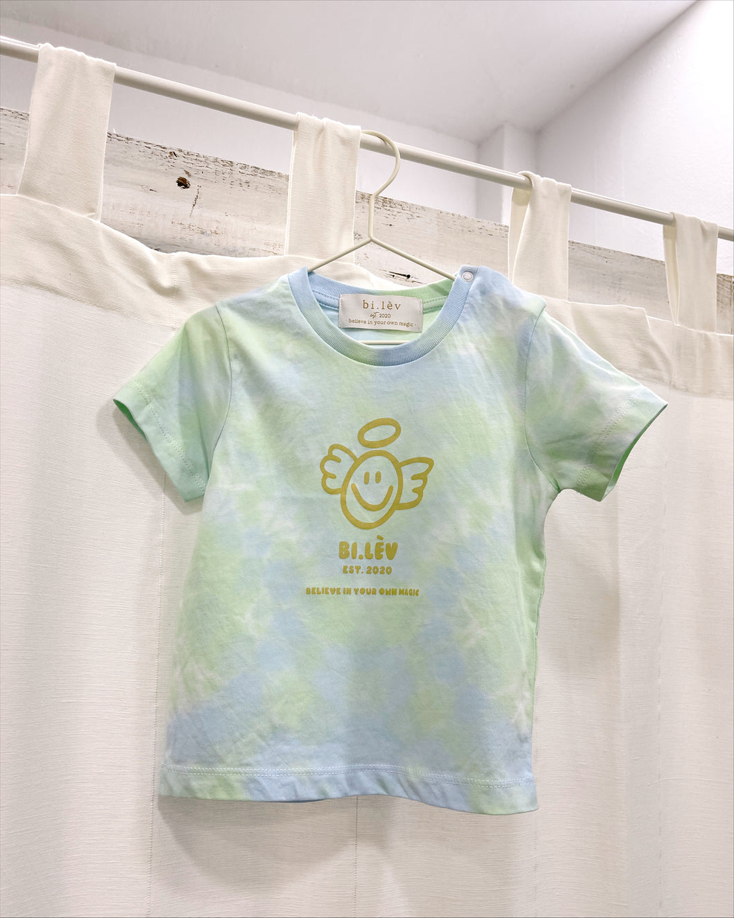 Tie dye organic cotton baby t-shirt