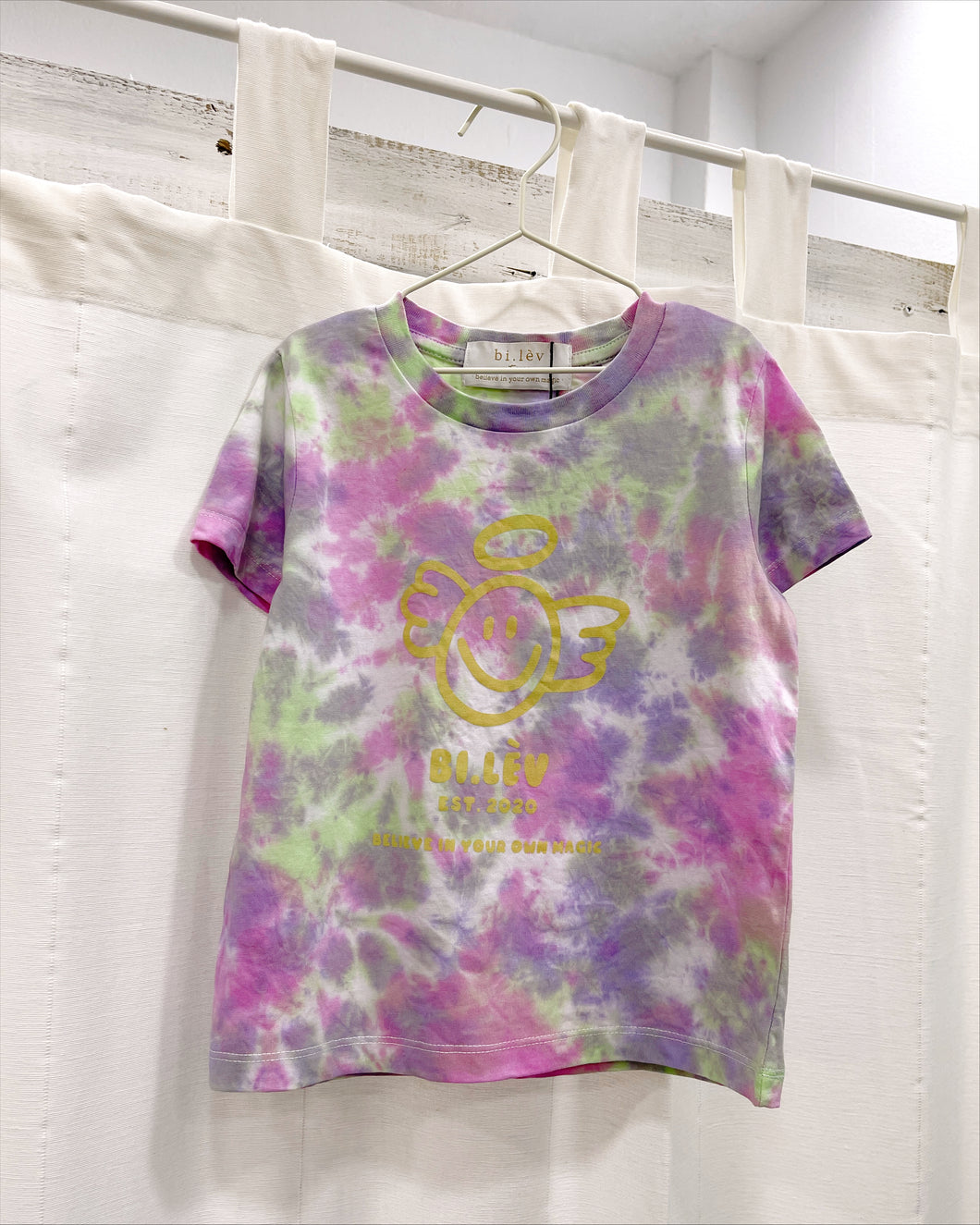 KIDS ANGEL COTTON CANDY - Tie Dye Organic Cotton T-shirt